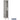 15-inch Wide Single Tier See-Through Metal Locker - 1 Wide - 6 Feet High - 15-inch Deep by Salsbury – Gray – Unassembled by Salsbury