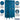 15-inch Wide Single Tier Standard Metal Locker - 3 Wide - 6 Feet High - 15-inch Deep by Salsbury – Blue – Assembled by Salsbury (view 2)