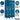 15-inch Wide Triple Tier Standard Metal Locker - 3 Wide - 6 Feet High - 15-inch Deep by Salsbury – Blue – Assembled by Salsbury (view 2)