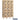 15-inch Wide Triple Tier Vented Metal Locker - 3 Wide - 6 Feet High - 15-inch Deep by Salsbury – Tan – Unassembled by Salsbury