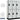 18-inch Wide Double Tier Designer Wood Locker - 3 Wide - 6 Feet High - 18-inch Deep by Salsbury – Gray – Black Resettable Combination Locks by Salsbury