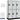 18-inch Wide Double Tier Designer Wood Locker - 3 Wide - 6 Feet High - 18-inch Deep by Salsbury – Gray – Silver Electronic Locks by Salsbury
