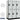 18-inch Wide Double Tier Designer Wood Locker - 3 Wide - 6 Feet High - 21-inch Deep by Salsbury – Gray – Silver Resettable Combination Locks by Salsbury