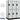 18-inch Wide Double Tier Designer Wood Locker - 3 Wide - 6 Feet High - 24-inch Deep by Salsbury – Gray – Hasps by Salsbury
