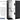 18-inch Wide Double Tier 'S' Style Designer Wood Locker - 3 Wide - 6 Feet High - 18-inch Deep by Salsbury – Black – Hasps by Salsbury (view 3)