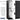 18-inch Wide Double Tier 'S' Style Designer Wood Locker - 3 Wide - 6 Feet High - 21-inch Deep by Salsbury – Black – Hasps by Salsbury (view 3)
