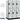 18-inch Wide Double Tier 'S' Style Designer Wood Locker - 3 Wide - 6 Feet High - 24-inch Deep by Salsbury – Gray – Silver Resettable Combination Locks by Salsbury