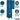 18-inch Wide Double Tier Standard Metal Locker - 1 Wide - 6 Feet High - 18-inch Deep by Salsbury – Blue – Assembled by Salsbury (view 2)
