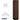 18-inch Wide Four Tier Designer Wood Locker - 1 Wide - 6 Feet High - 18-inch Deep by Salsbury – Mahogany – Silver Resettable Combination Locks by Salsbury