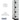18-inch Wide Four Tier Designer Wood Locker - 1 Wide - 6 Feet High - 24-inch Deep by Salsbury – Gray – Silver Resettable Combination Locks by Salsbury