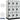 18-inch Wide Triple Tier Designer Wood Locker - 3 Wide - 6 Feet High - 24-inch Deep by Salsbury – Gray – Silver Resettable Combination Locks by Salsbury