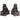 18" Sitting Foo Dog Statues by East-West Furnishings