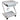 2 Shelf Equipment Cart with Drawer / 22"x16"x30" by Ideal Products (Z99)