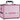 2-Tier Professional Cosmetic Case with Accordion Trays - Pink by TruCase