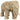 20" Rustic Jeweled Elephant Statue by East-West Furnishings