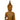 21" Thai Standing Gebon Buddha Statue /Rust Patina by East-West Furnishings