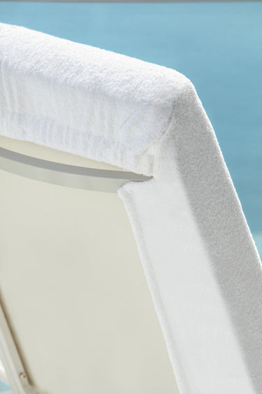 Cotton Lounge Chair Covers by Boca Terry