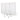3 Panel Privacy Screen With Casters / White