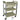 3 Shelf Poly Cart with Drawer / 21"x15"x30" by Ideal Products (UC320D)