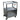 3 Shelf Stainless Steel Cabinet Cart / 21"x16"x30" by Ideal Products (MCC321)