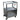 3 Shelf Stainless Steel Cabinet Cart / 21&quot;x16&quot;x30&quot; by Ideal Products (MCC321)