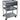 3 Shelf Stainless Steel Cart with Drawer / 21"x16"x30" by Ideal Products (MC21D)