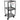 3 Shelf Stainless Steel Utility Cart / 14&quot;x14&quot;x30&quot; by Ideal Products (MC314)