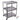 3 Shelf Stainless Steel Utility Cart / 21"x16"x30" by Ideal Products (MC321)