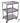 3 Shelf Stainless Steel Utility Cart / 21&quot;x16&quot;x30&quot; by Ideal Products (MC321)