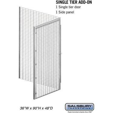 36-inch Wide Single Tier Bulk Storage Locker - Add On - 48-inch Deep by Salsbury – Default Title by Salsbury