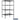 36-inch Wide Stationary Wire Shelving - 74-inch High - 24-inch Deep by Salsbury – Black by Salsbury