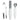 4 Piece Pedicure Set by DL Pro