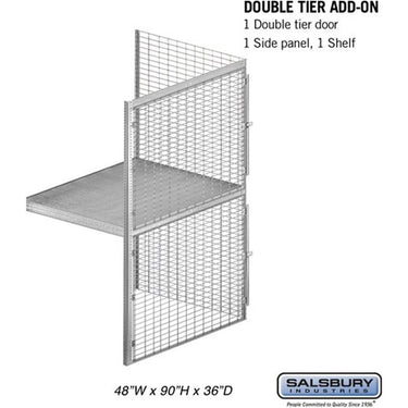 48-inch Wide Double Tier Bulk Storage Locker - Add On - 36-inch Deep by Salsbury – Default Title by Salsbury
