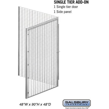 48-inch Wide Single Tier Bulk Storage Locker - Add On - 48-inch Deep by Salsbury – Default Title by Salsbury