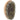 5-1/4" Curved Oval Palm Brush - 100% Natural Boar Bristles + Nylon Bristles / 11 Rows by Scalpmaster
