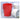6.5" Pail with Side Handles / Red