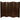 6 ft. Tall Bamboo Wave Screen - Natural, Honey, Dark Mocha or White by East-West Furnishings