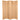 6 ft. Tall Jute Shoji Screen - Natural, Honey, Rosewood or Black / 3 Panels, 4 Panels, 5 Panels or 6 Panels by East-West Furnishings