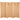 6 ft. Tall Jute Shoji Screen - Natural, Honey, Rosewood or Black / 3 Panels, 4 Panels, 5 Panels or 6 Panels by East-West Furnishings