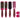6 Piece Pink Leopard Brush Kit by Scalpmaster