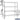 60-inch Wide Stationary Wire Shelving - 63-inch High - 18-inch Deep - Chrome by Salsbury – Default Title by Salsbury (view 2)