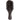 7" 2-Sided Club Brush - 100% Natural Boar Bristles / 8 Rows by Scalpmaster