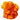 7" Reversible Satin Pouches With Cord Drawstrings / Orange + Yellow / Case of 72