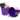 8-1/2" Purple Pail Wooden Handle / Case of 10 Pails