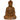 9" Japanese Sitting Zenjo Buddha Statue / Rust Patina by East-West Furnishings