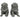 9" Sitting Foo Dog Statues by East-West Furnishings