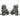 9" Sitting Foo Dog Statues by East-West Furnishings