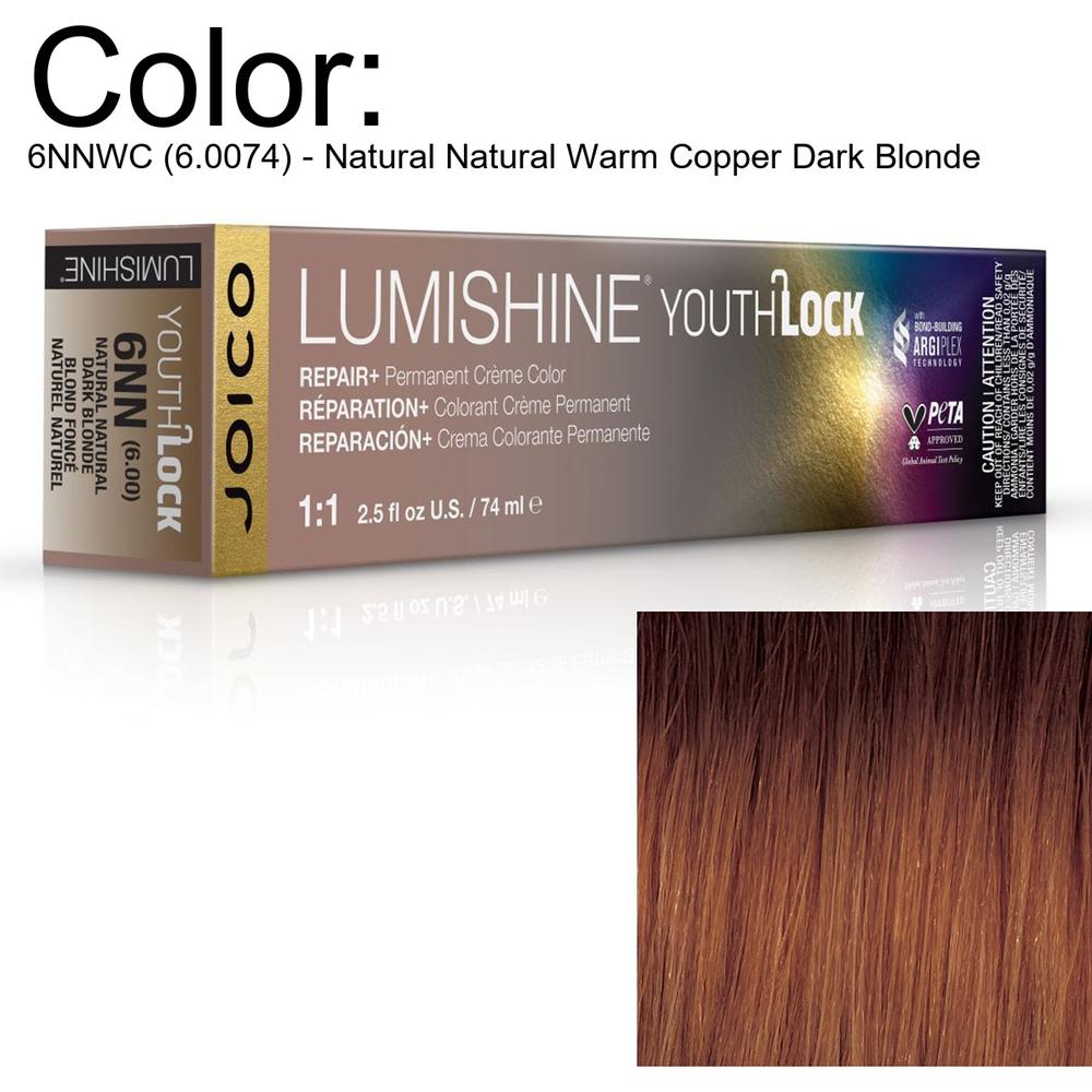 LumiShine YouthLock Permanent Creme Color - 6NNWC (6.0074