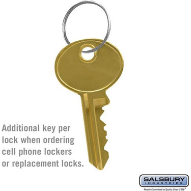 Additional Key - for Cell Phone Storage Locker Standard Lock by Salsbury – Default Title by Salsbury