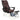 Alden Pedicure Chair with Crystal Glass Pedicure Basin by Whale Spa